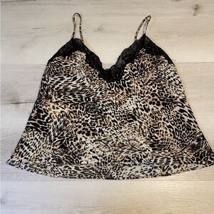 Angela Leopard Print Camisole 
IN BLOOM BY JONQUIL, Size Large